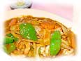 Phad Ped Shrimp. (Hot)